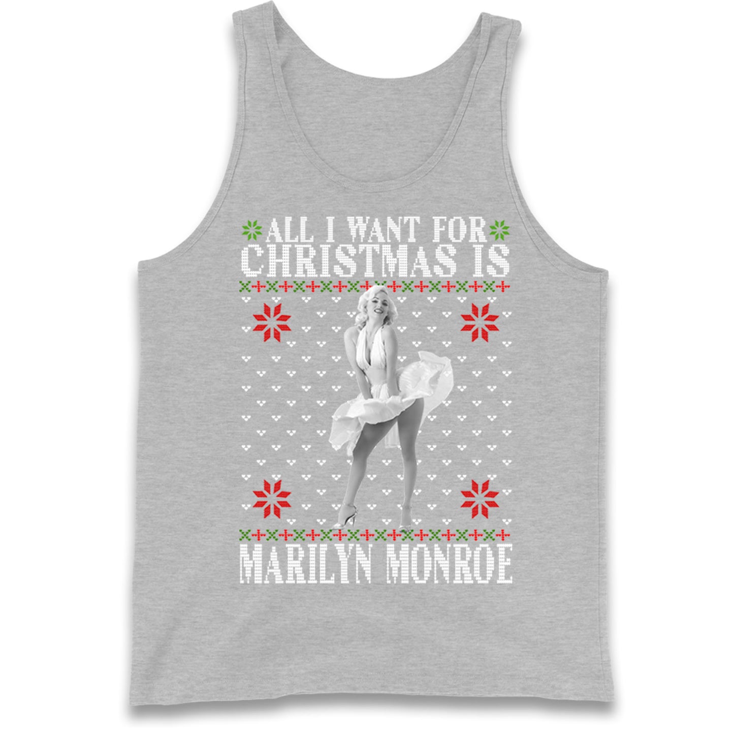 marilyn monroe christmas tank top