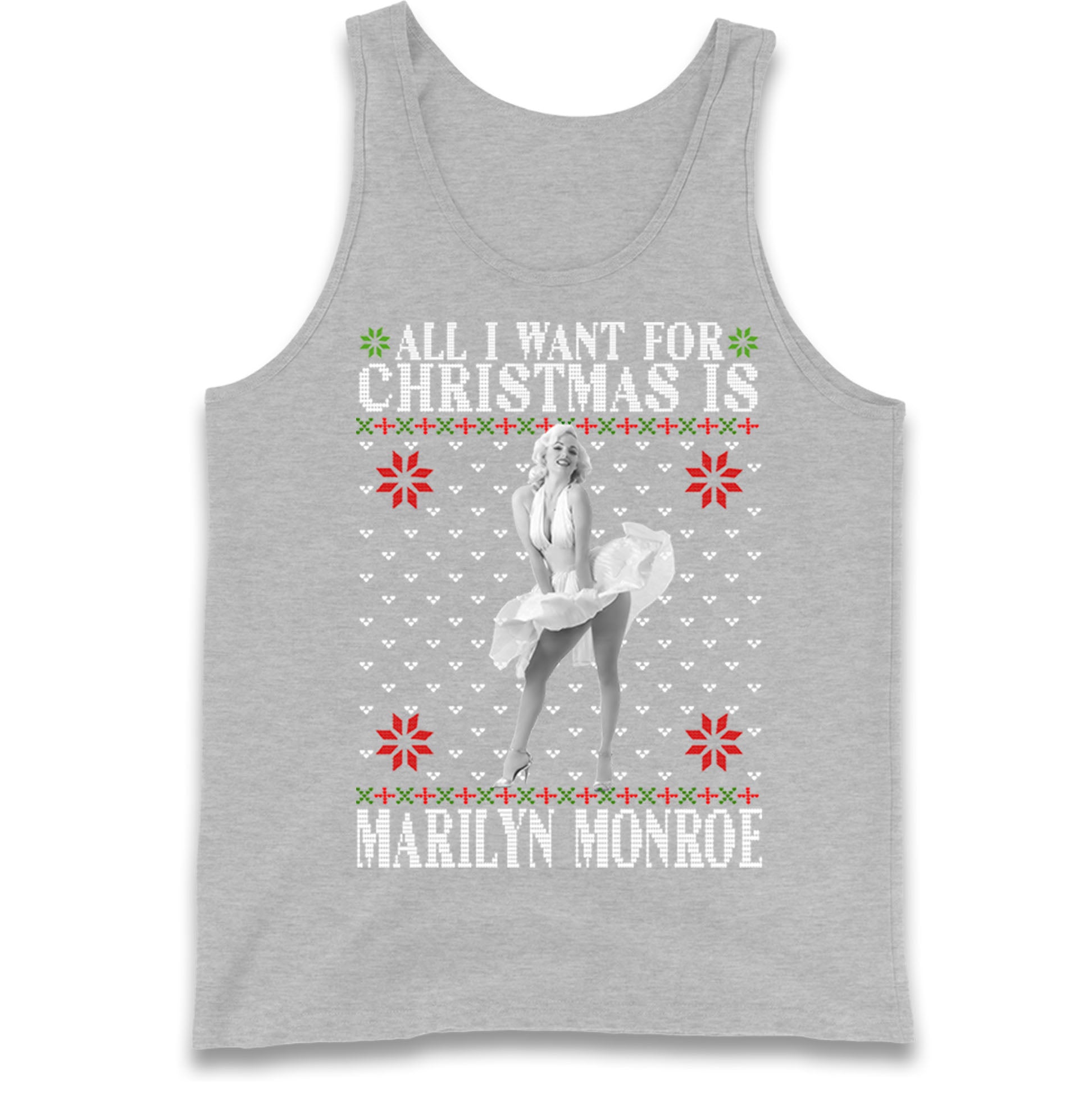 marilyn monroe christmas tank top