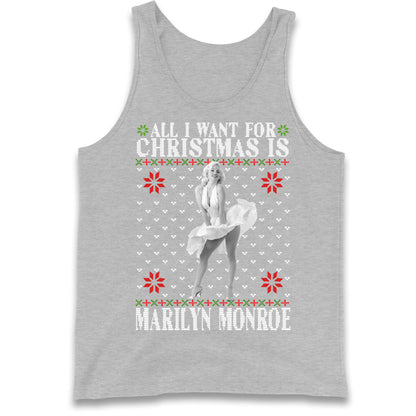 marilyn monroe christmas tank top