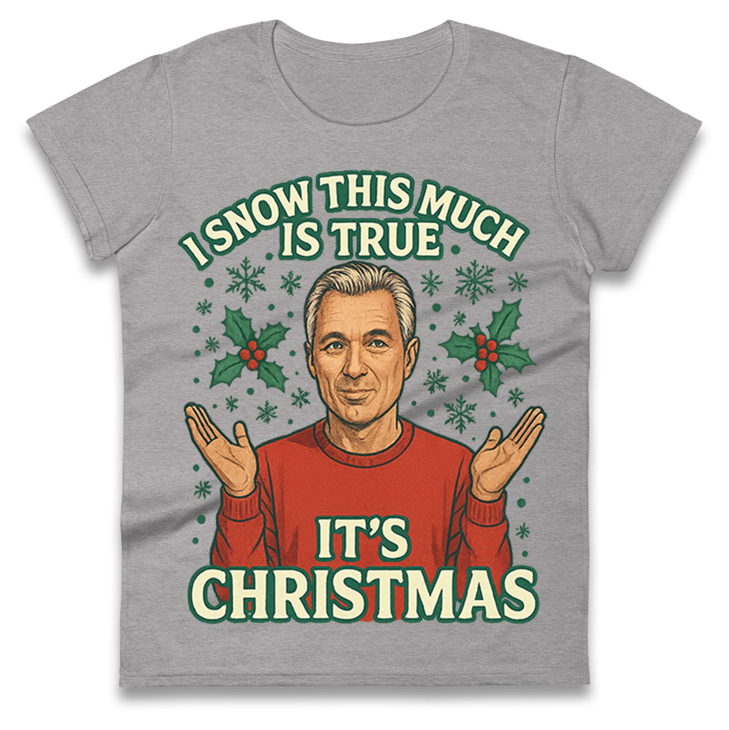 Martin Kemp Christmas Ladies T Shirt 