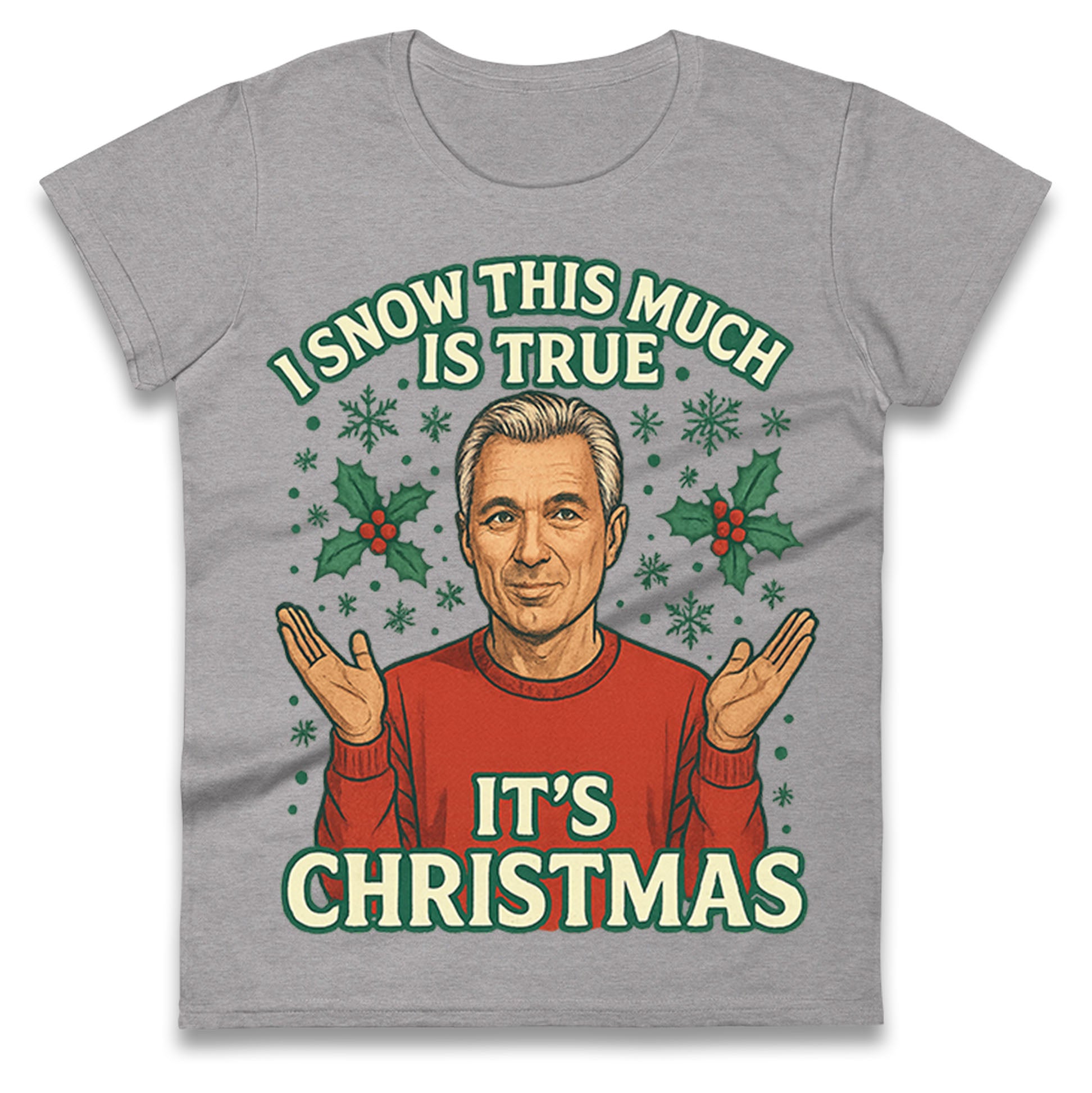 Martin Kemp Christmas Ladies T Shirt 