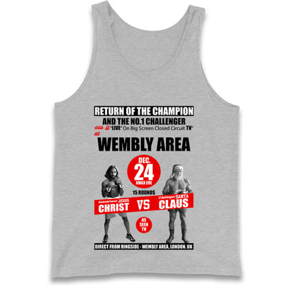 Jesus Christ Vs Santa Claus Tank Top