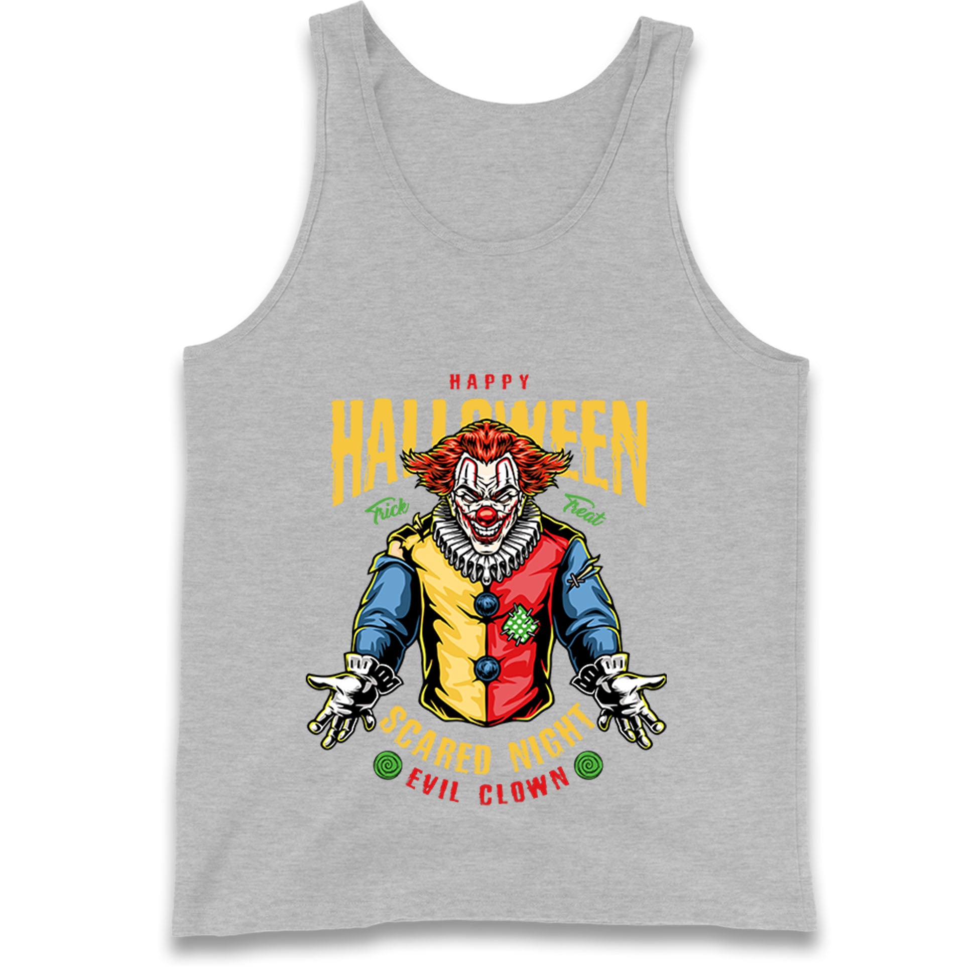 Halloween Clown Tank Top