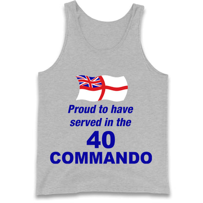 40 Commando Royal Marines Tank Top 