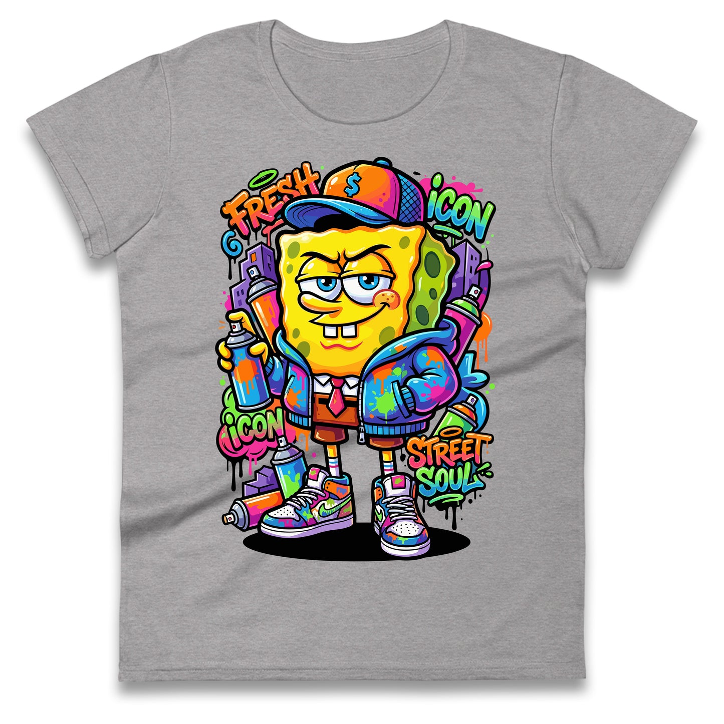Sponge Bob Square Pants Ladies T Shirt