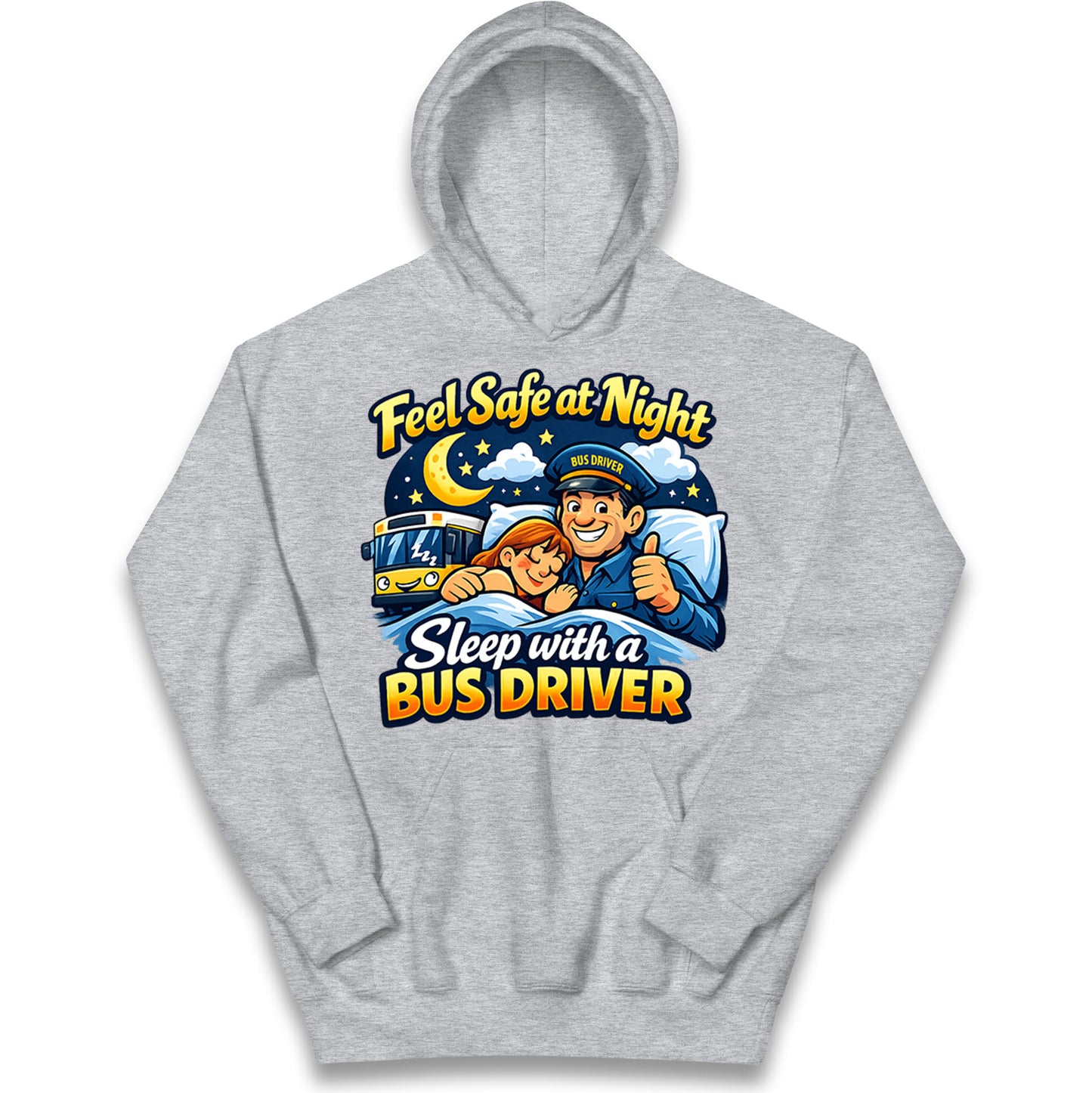 Bus Driver Job Title Kids Hoodie