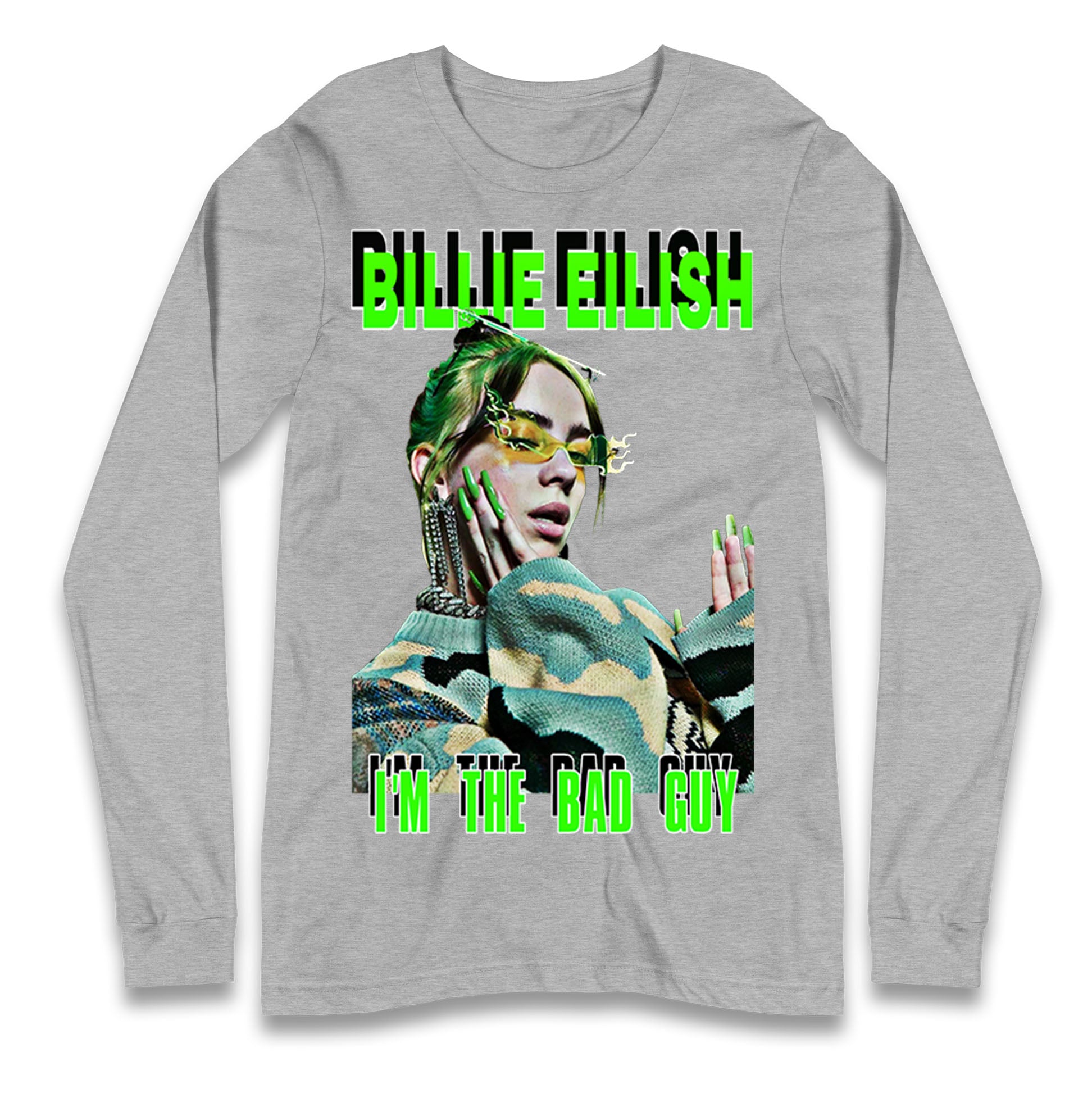 Billie Eilish Singer Longsleeve T Shirt