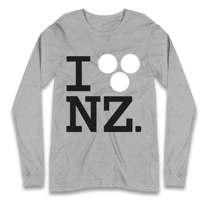 I Love NZ Orlando Bloom Huffer Longsleeve T Shirt