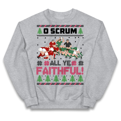 O Come All ye Faithfull Kids Jumper