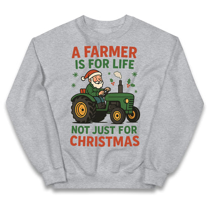 Farmer Christmas Kids Jumper