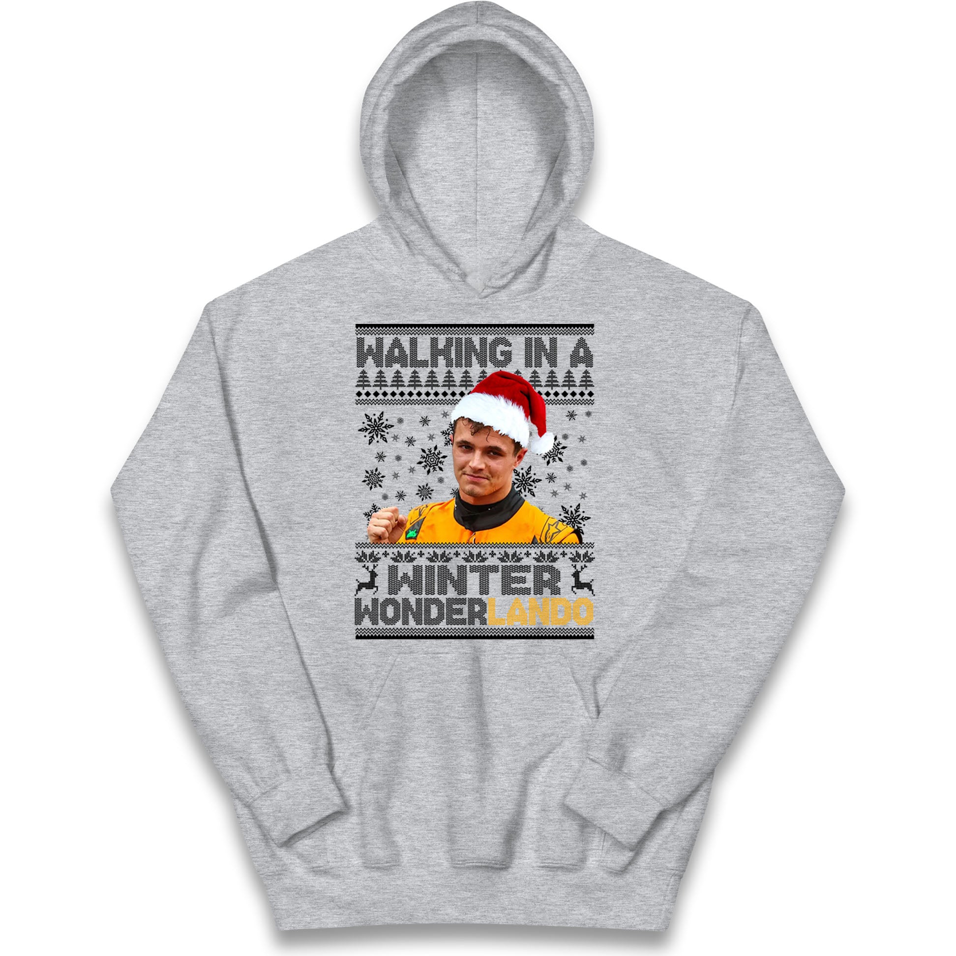 Lando Norris Christmas Kids Hoodie