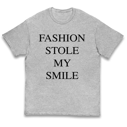 Fashion Stole My Smile Kids T Shirt 
