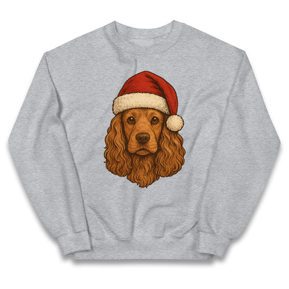 Cocker Spaniel Christmas Kids Jumper