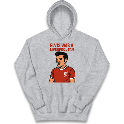 Elvis Presley Liverpool Football Kids Hoodie