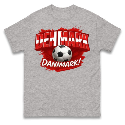 Denmark Retro World Cup T Shirt 