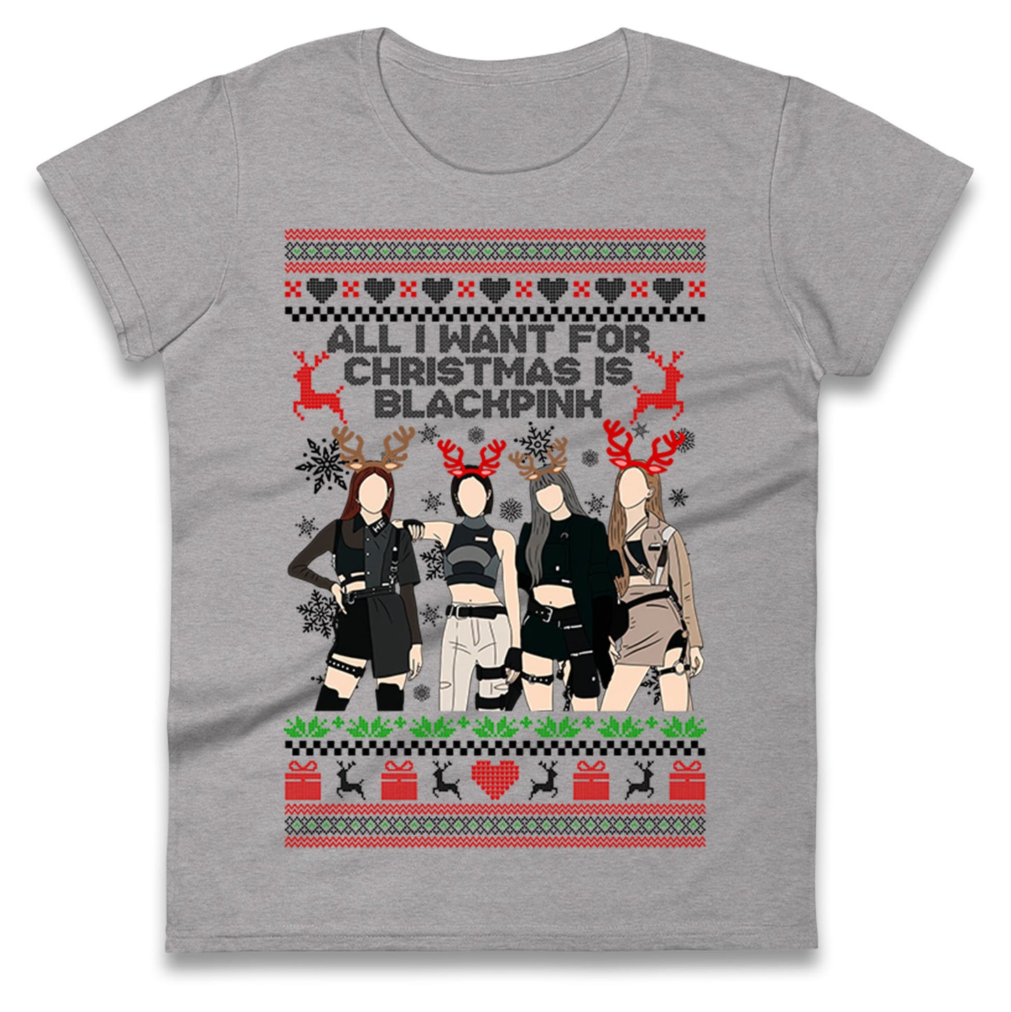 BlackPink Christmas Ladies T Shirt