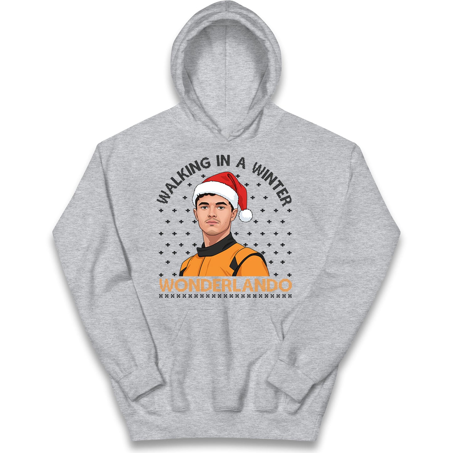 Lando Norris Christmas Kids Hoodie