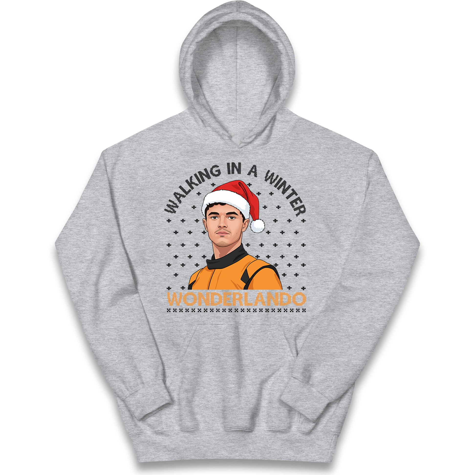 Lando Norris Christmas Kids Hoodie