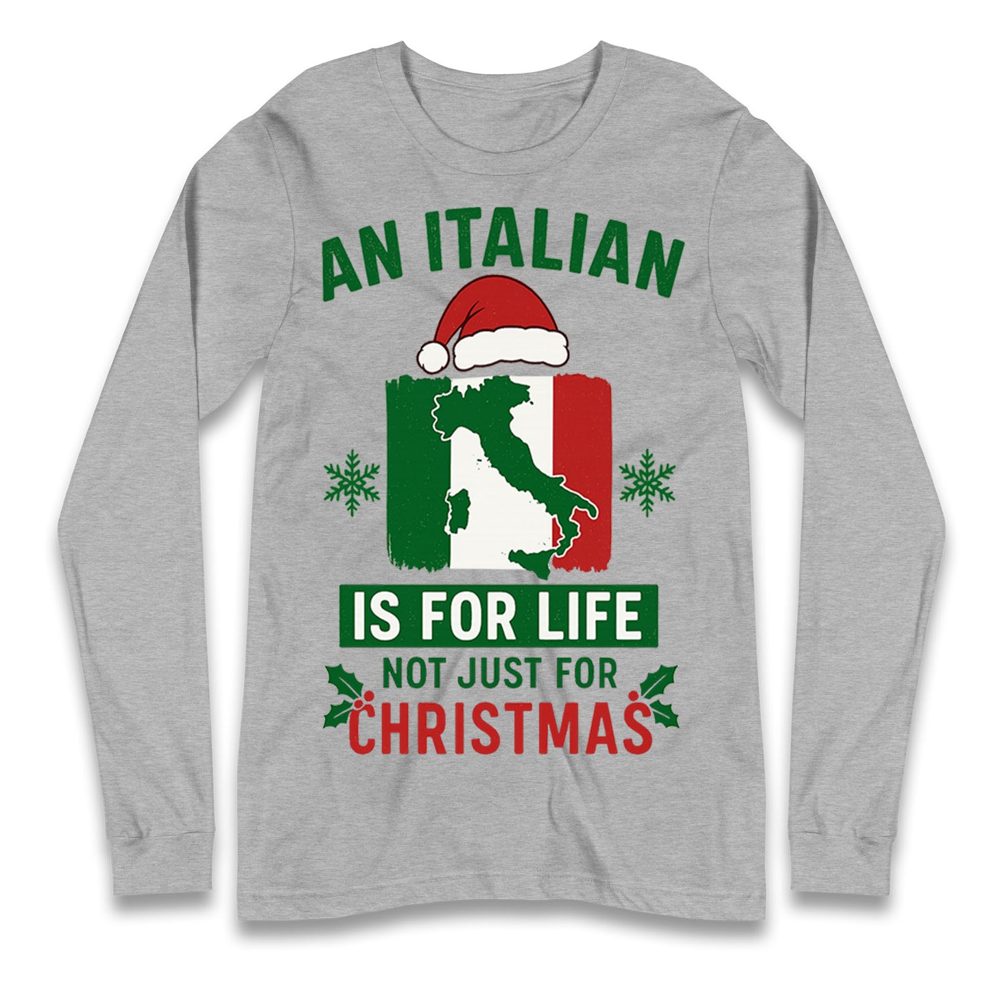 Italian Christmas Longsleeve T Shirt