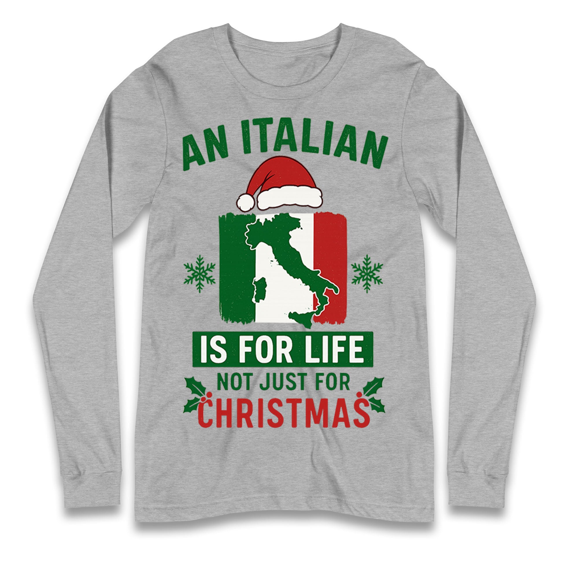 Italian Christmas Longsleeve T Shirt