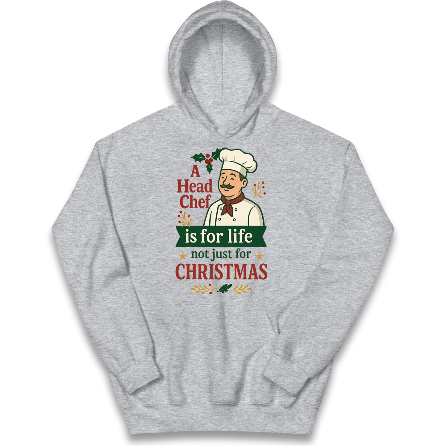 Head Chef Christmas Kids Hoodie