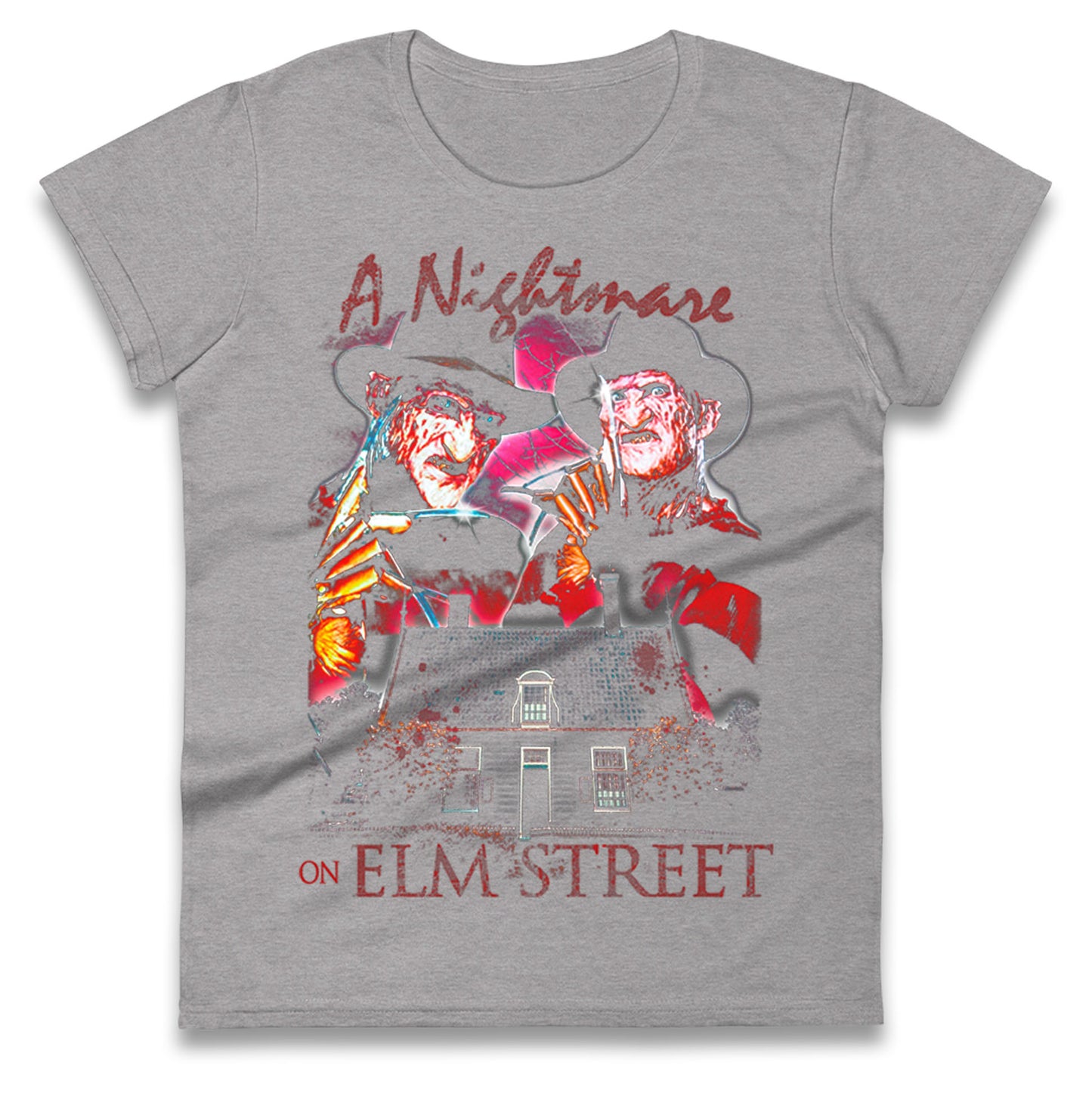 Freddy Krueger Movie Ladies T Shirt 