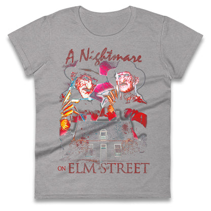 Freddy Krueger Movie Ladies T Shirt 