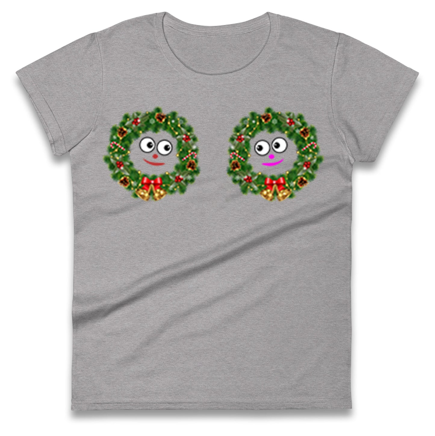 Christmas Decoration Rings Smiley Funny T Shirt