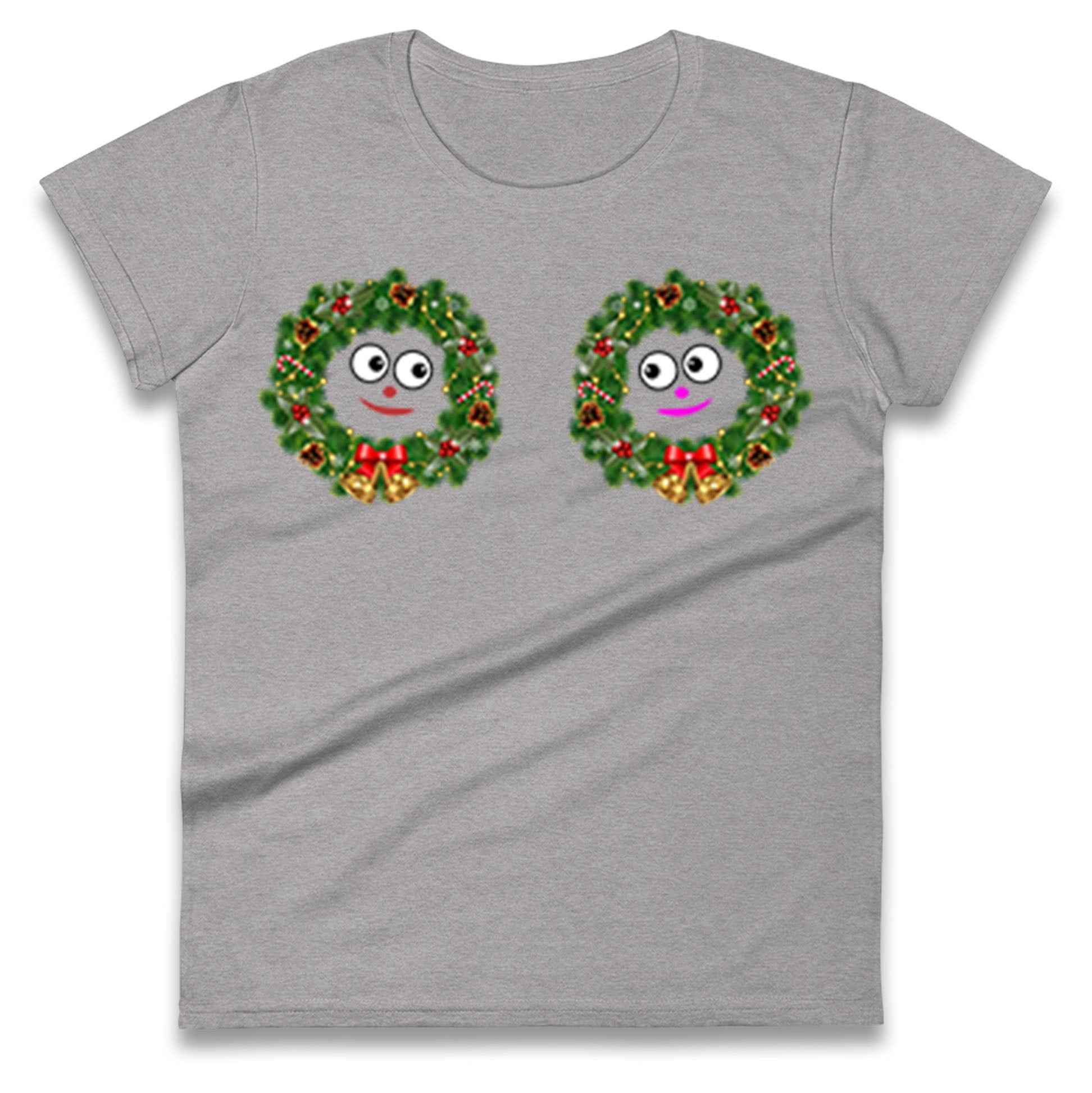 Christmas Decoration Rings Smiley Funny T Shirt