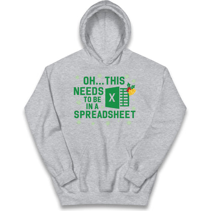 Excel Christmas Kids Hoodie