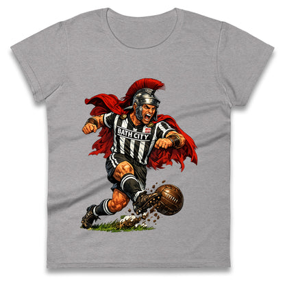 Retro Bath City Football Ladies T Shirt
