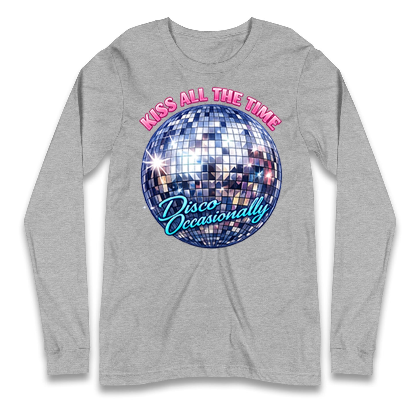 Kiss All The Time Disco Occasionally Longsleeve T Shirt