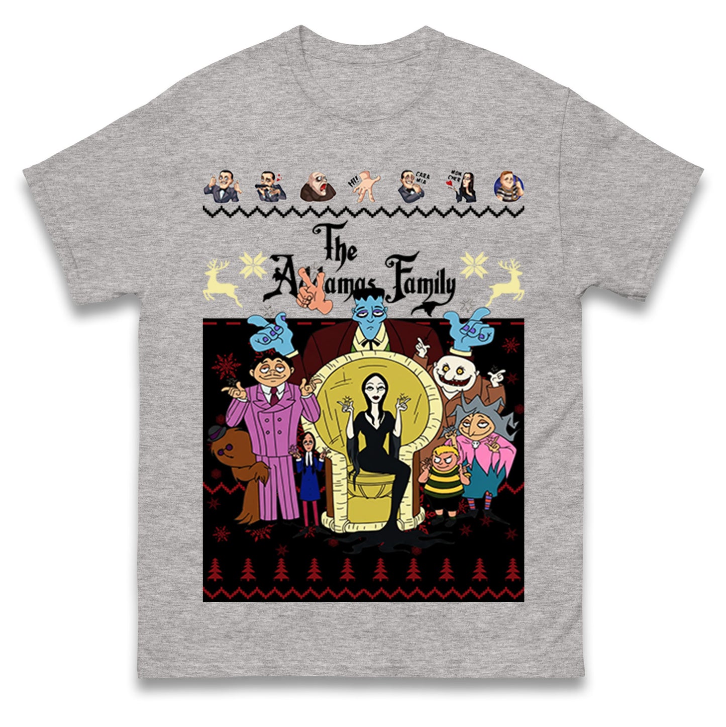 The Addams Family Christmas T Shirt
