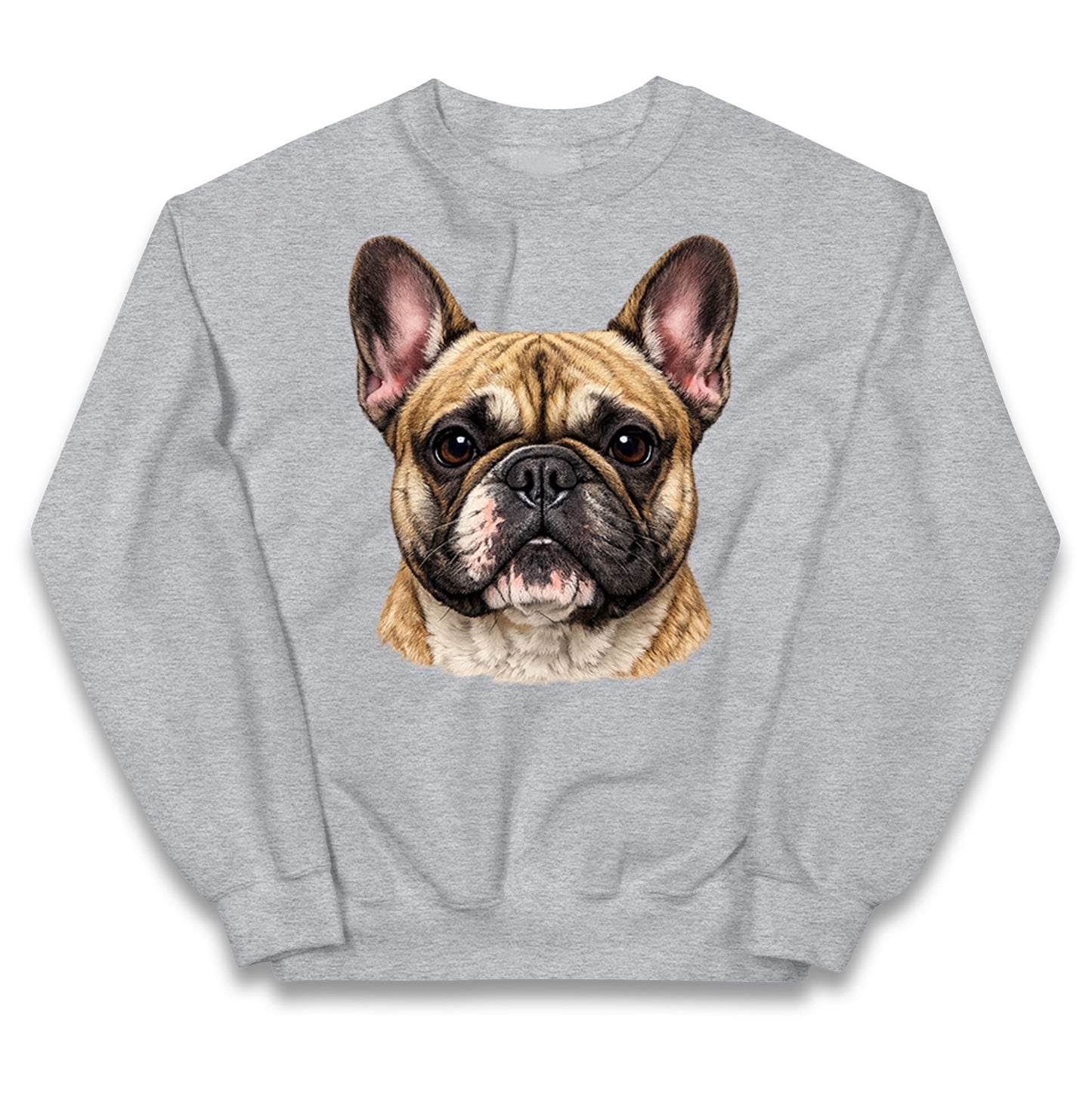 French Bulldog Face Kids Jumper