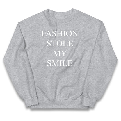 Fashion Stole My Smile Kids Jumper
