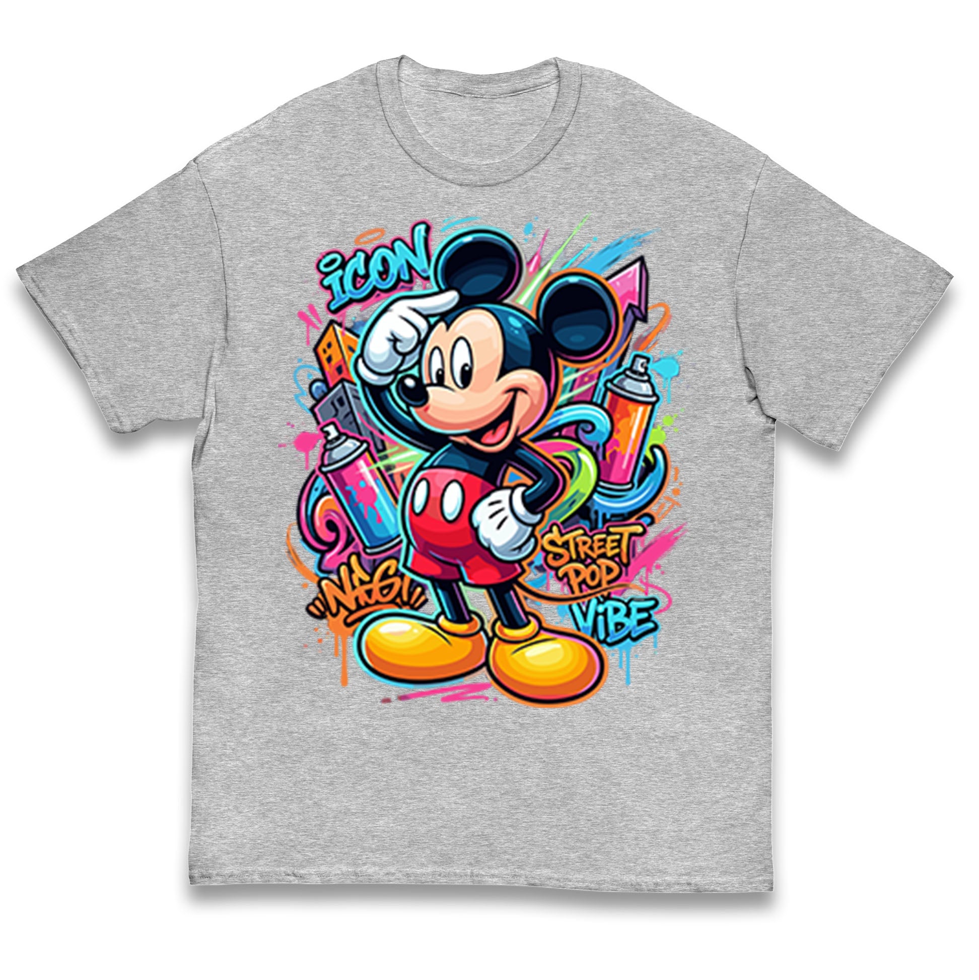Graffiti Mickey Kids T Shirt