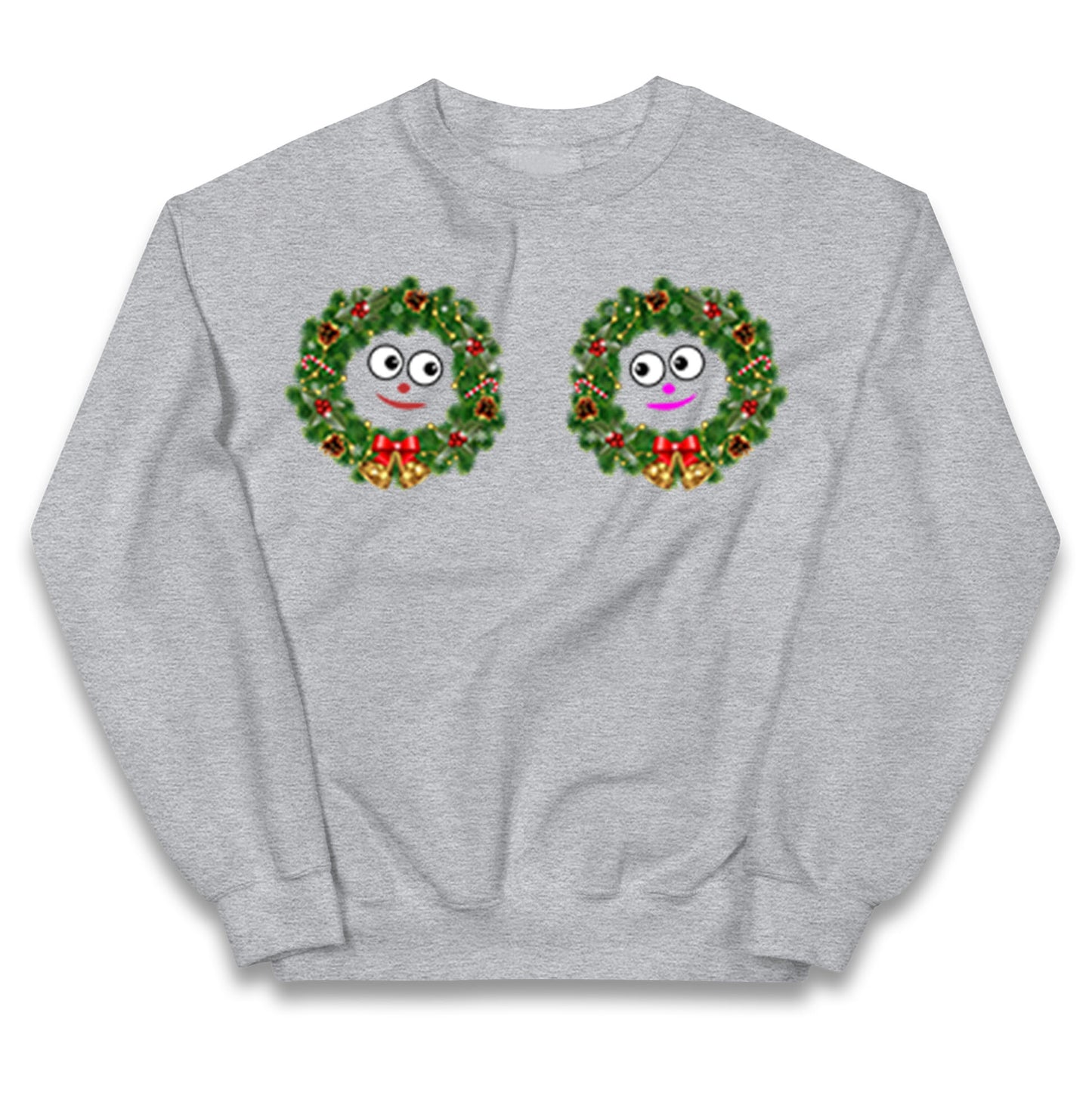 Christmas Decoration Rings Smiley Funny Jumper