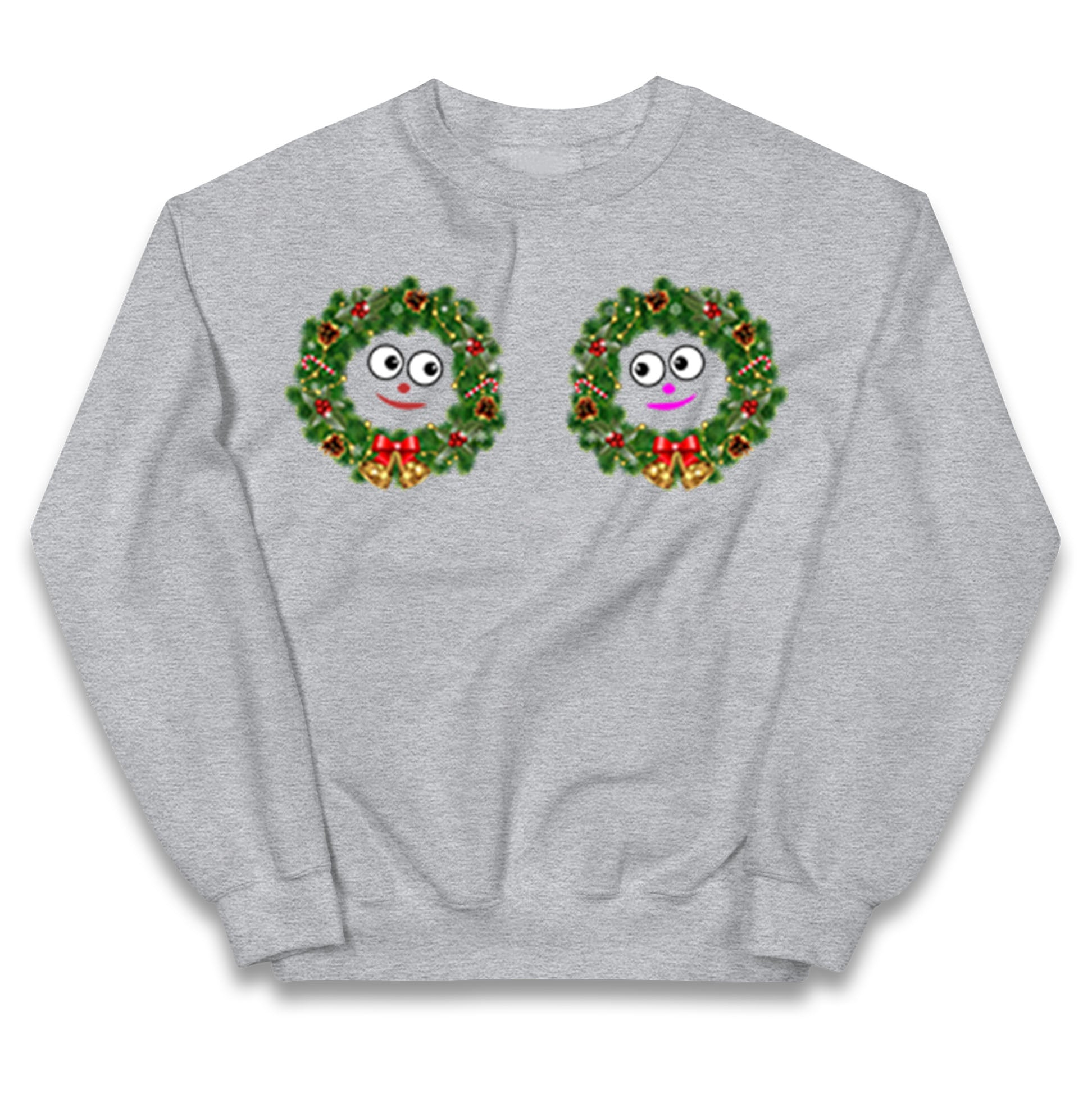 Christmas Decoration Rings Smiley Funny Jumper