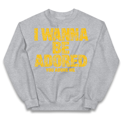 I Wanna Be Adored Stone Roses Kids Jumper