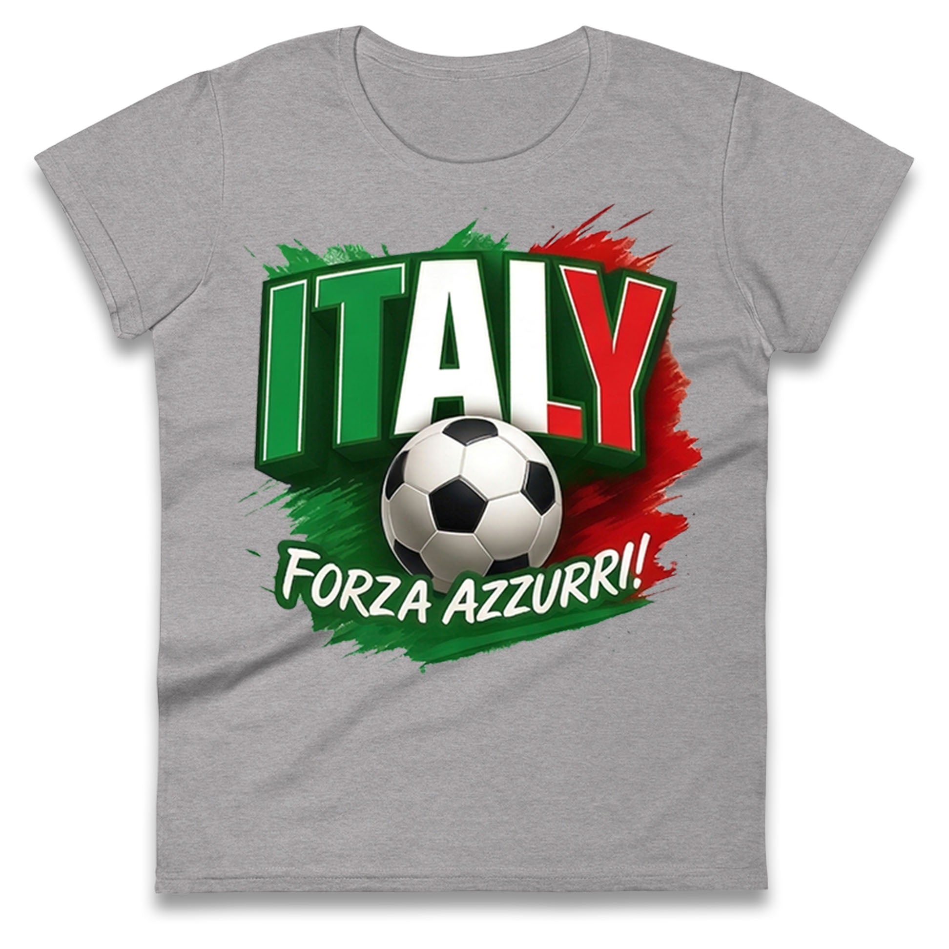 Italy Retro World Cup Ladies T Shirt 