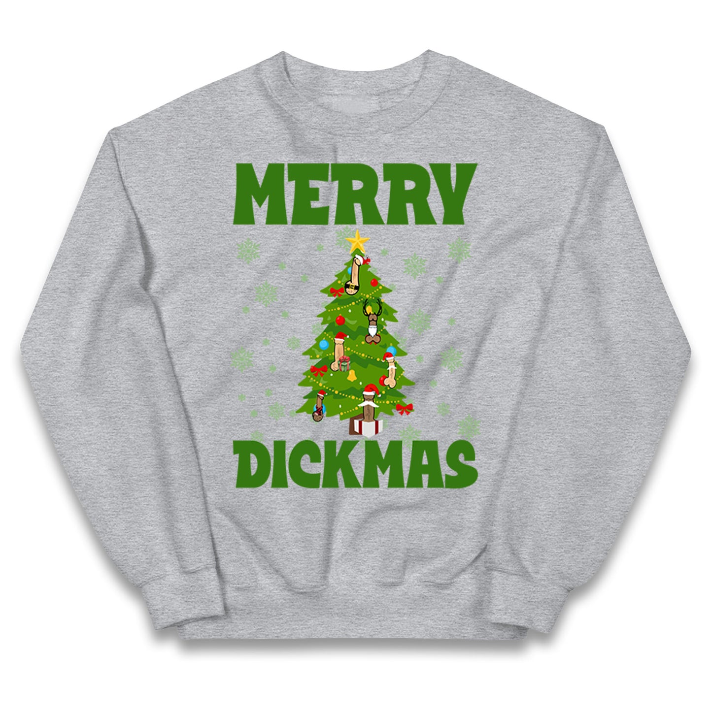 Merry Dickmas Funny Christmas Jumper