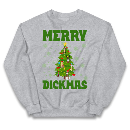 Merry Dickmas Funny Christmas Jumper