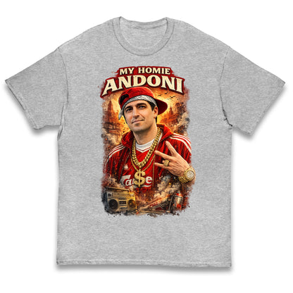 My Homie Andoni Iraola Liverpool Football Kids Tee