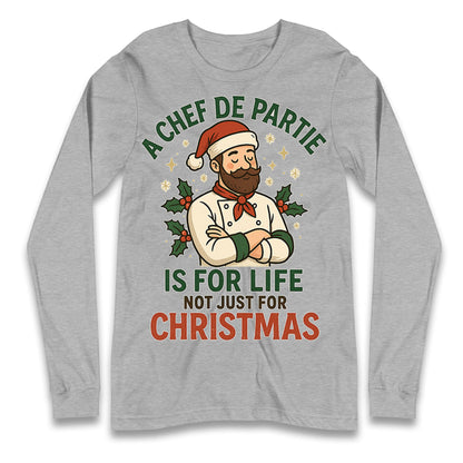Chef De Partie Christmas Longsleeve T Shirt