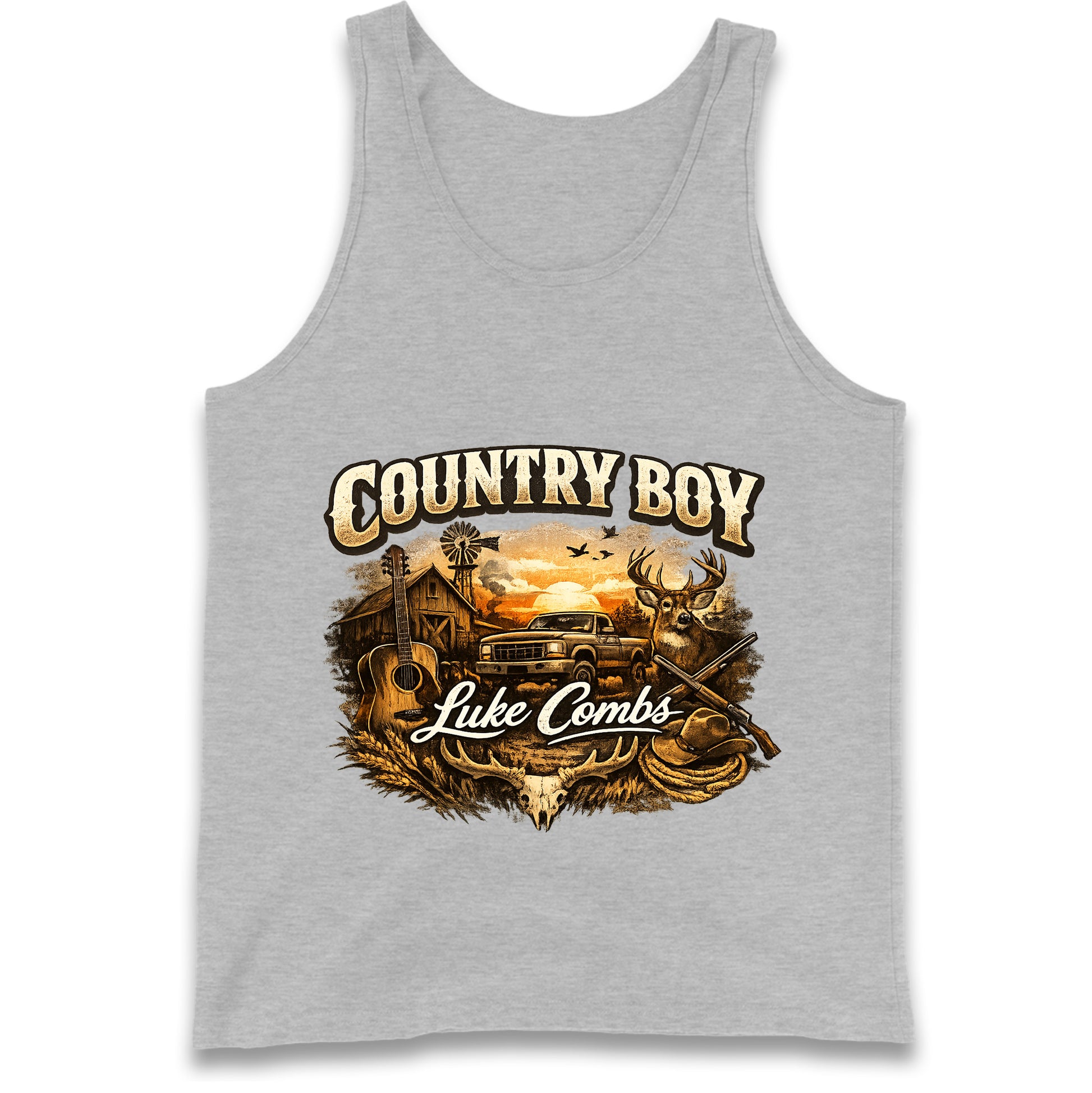 Luke Combs Country Music Tank Top