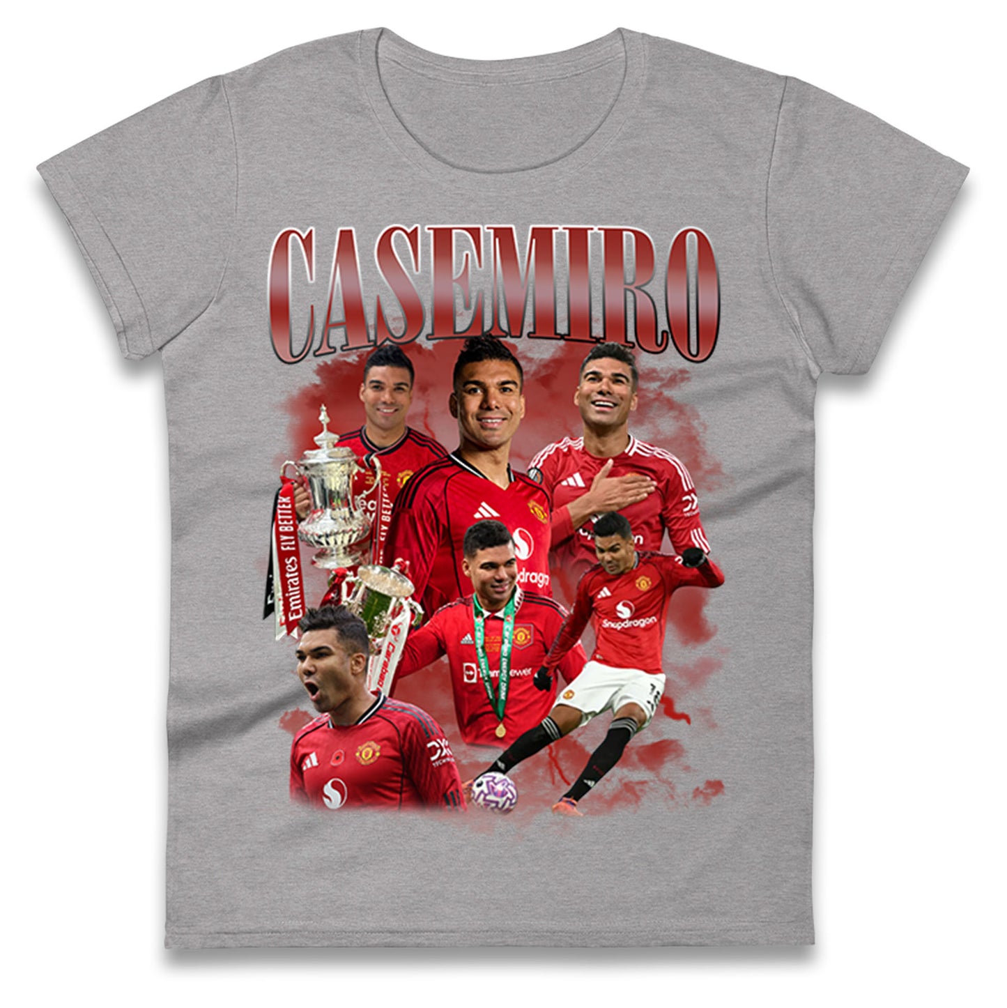 Casemiro Manchester United Ladies T Shirt