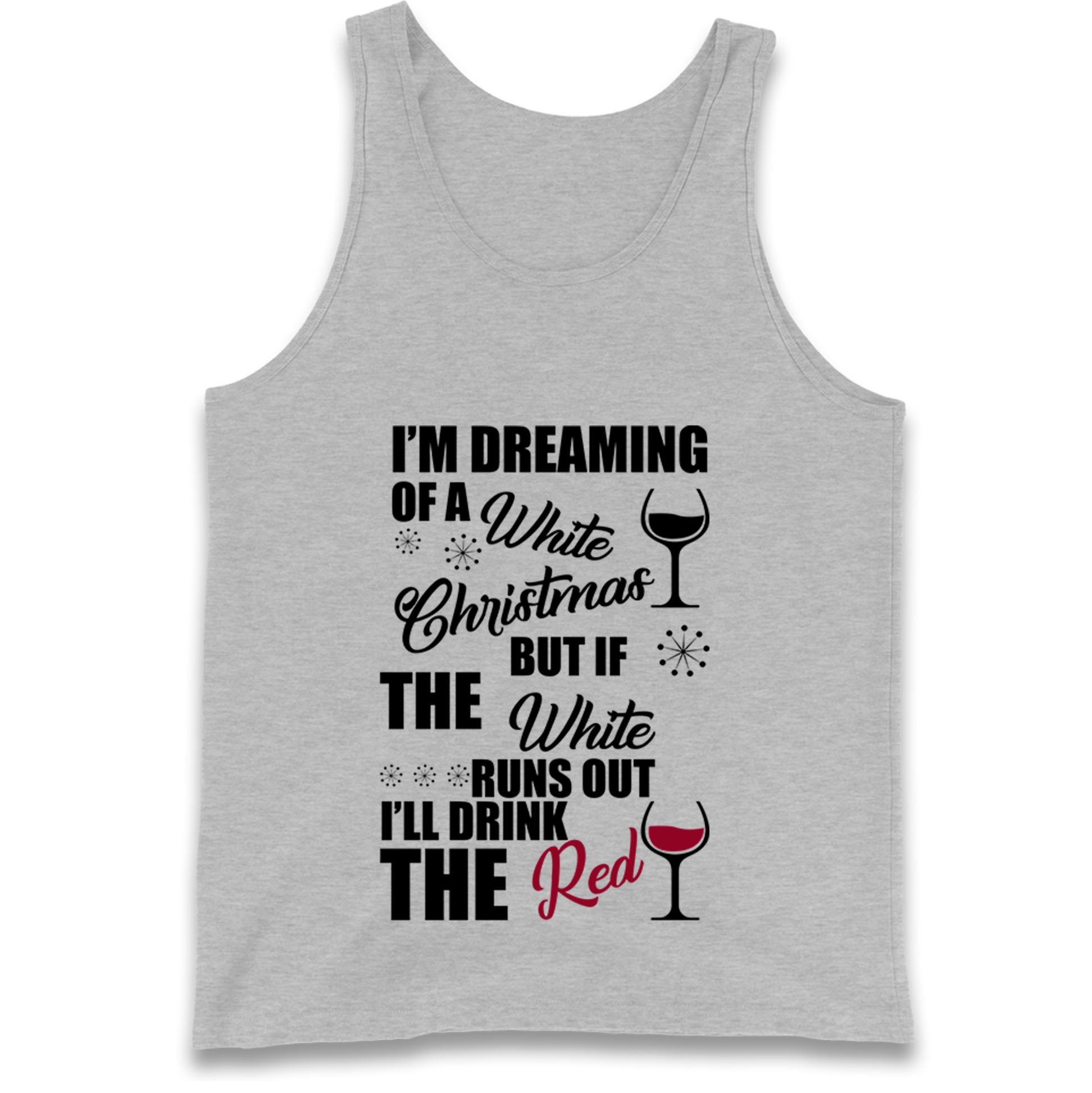 Wine Christmas Tank Top