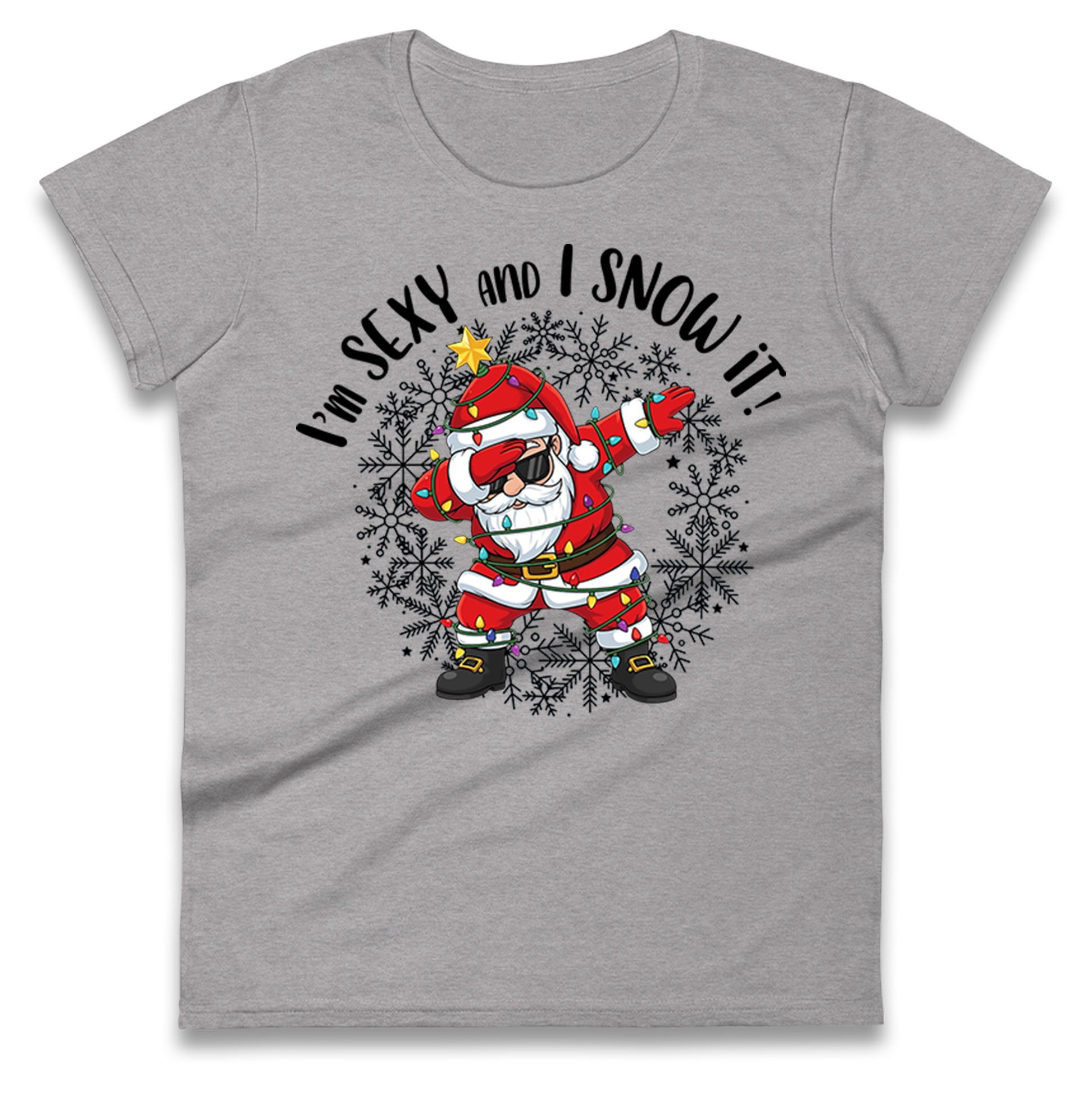 I Snow It Christmas Ladies T Shirt 