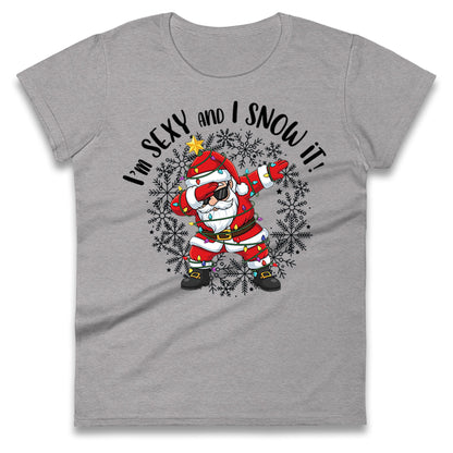 I Snow It Christmas Ladies T Shirt 