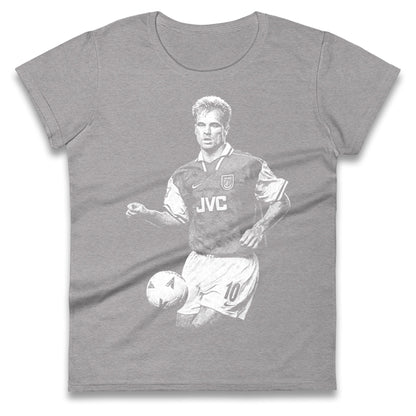 Bergkamp Arsenal Ladies T Shirt